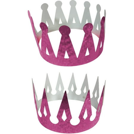 Renaissance Medieval Fantasy King Set Of 2 Purple Crowns Costume Accessory