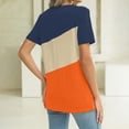 thumbnail image 4 of TINZ T-Shirt à Manches Courtes Décontracté Col Rond Ample pour Femmes, Confortable, Disponible en Plusieurs Tailles et Chemises de Course, T-Shirt Uni à Manches Longues pour Femmes en Pack, 4 of 5
