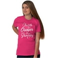 thumbnail image 3 of Church is Cheaper Than Therapy Women's Plus Size Graphic Tee Brisco Brands 4X, 3 of 5