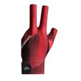 thumbnail image 1 of Gants de Billard à Doigts Ouverts Autocollants Réglables Polyester Snooker Gants de Piscine Portables Légers Réutilisables Entraînement Amateur Noir Rouge, 1 of 6
