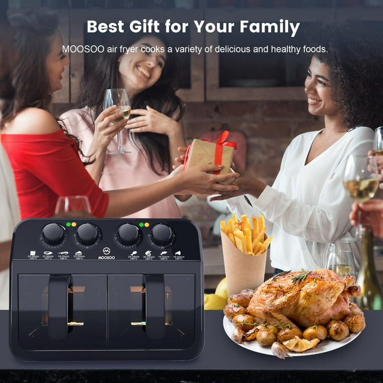 Moosoo 6 qt air fryer lid for instant pot sale