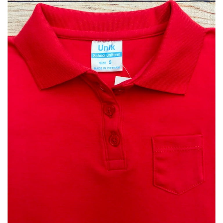 Walmart red clearance polo