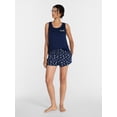thumbnail image 3 of Joyspun Women's Tank Top and Shorts Pajama Set, 2-Piece, Sizes XS-3X, 3 of 6