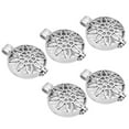 thumbnail image 1 of 5 piezas de filigrana flor colgante grabado niñas mujeres joyería de San Valentín DIY joyería hecha Plata, 1 of 9