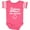 Football Pink and White, variant on Inktastic Home Inspector Future Job Boys or Girls Baby Bodysuit