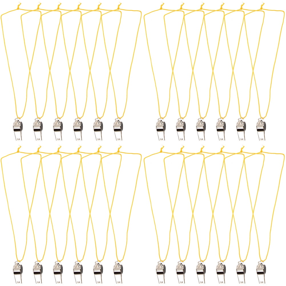 Lot De 4 Sifflets D'urgence UAMLVCN – 120 DB, Alliage Alu, Portes-clés, étanches, Pour Survie Et Sport