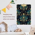 thumbnail image 4 of FORMRS Acrylic Clipboard with Low Profile Clip Standard A4 Letter Size, 12.5" x 9", Gold Peacock Pattern, 4 of 8