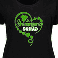 thumbnail image 4 of Inktastic Shenanigans Squad St. Patrick's Day Shamrock Heart Women's Plus Size T-Shirt, 4 of 5