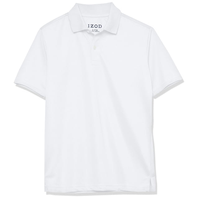 Polo IZOD Performance Short Sleeve White 7 para niño