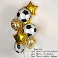 thumbnail image 3 of 1 juego de globos de fútbol de 18 pulgadas, globos de látex negros y verdes para cumpleaños de niños, baby shower, decoración para fiestas deportivas de fútbol, gobos de aire, juguete para niños, 3 of 5