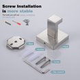 thumbnail image 3 of KOKOSIRI Bath Towel Hook Square Robe Hook Coat Hook Bathroom Kitchen Garage Brushed Nickel B1010BR-P2, 3 of 9