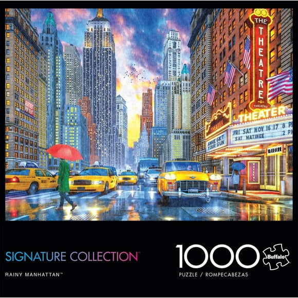 Buffalo Games - Signature Collection - Rainy Manhattan - 1000 Piece Jigsaw Puzzle