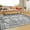 Grey, variant on 8x10 Washable Vintage Medallion Area Rug - Distressed Design for Living Room and Entryway，Beige Red