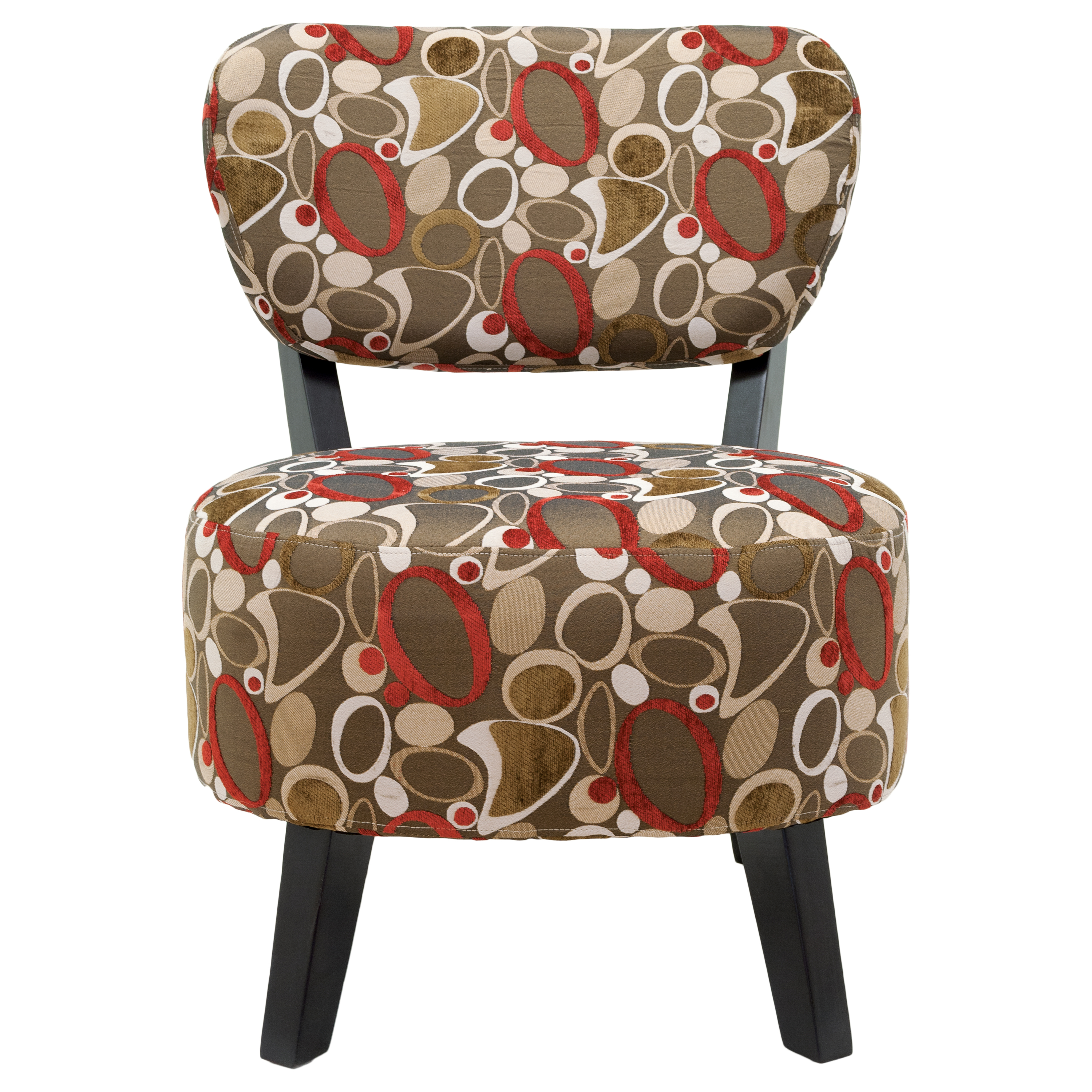 Best Master Furnitue's Metro Print Round Slipper Chair