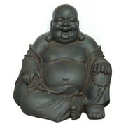 Hi-Line Gift Ltd Happy Face Buddha Sitting Statue