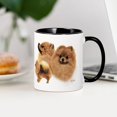 thumbnail image 4 of CafePress - Pomeranian Mug - 11 oz Ceramic Mug - Novelty Coffee Tea Cup, 4 of 6