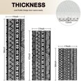 thumbnail image 4 of Black Geometric Diamond Triangle Pattern Kitchen Rugs Sets Of 3,Kitchen Runner Rugs Non Skid Washable,Decorative Kitchen Floor Mats for Kitchen,Sink,Laundry,17"x30"+ 17"x47" + 17"x59", 4 of 6