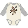 thumbnail image 3 of Inktastic Happy Thanksgiving Turkey Boys or Girls Long Sleeve Baby Bodysuit, 3 of 5