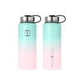 thumbnail image 3 of Iron Flask Wide Mouth Water Bottle With Straw Lid Bubblegum 40 oz, 3 of 6