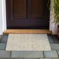 thumbnail image 6 of Addison Rugs Chantille Indoor/Outdoor Traditional Diamond Beige Washable Rectangle Rug, 1'8" x 2'6", 6 of 6