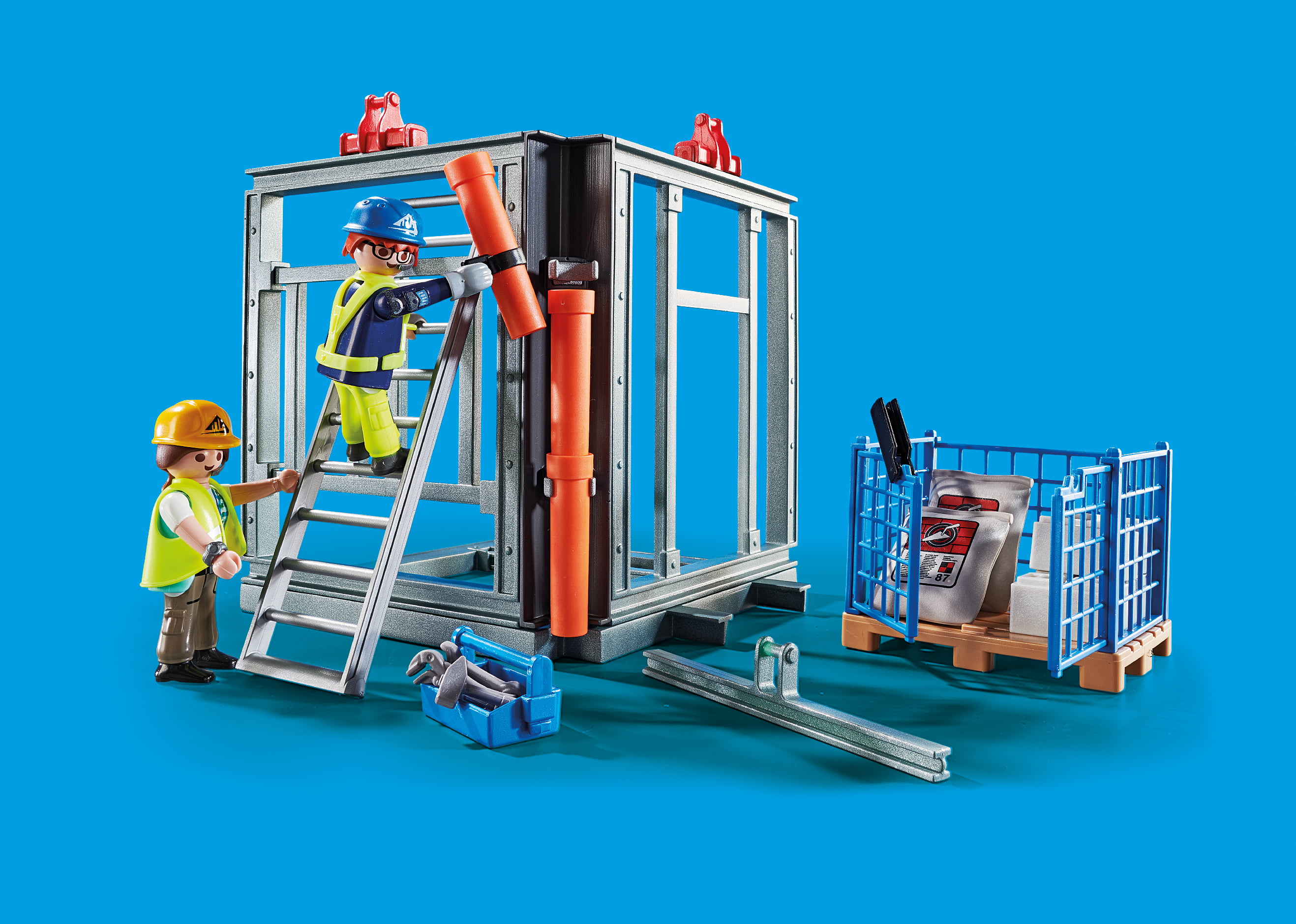 PLAYMOBIL 70441 City Action Construction Crane With Remote Control for sale online