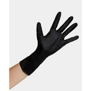 Framar Colour Me Fab Reusable Black Latex Gloves Small 10/Box