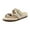 Oatmeal Beige Leather, variant on Carmela Women's Sandals Oatmeal Beige Leather Size 9.5 W