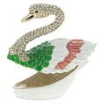 thumbnail image 3 of Swan Jeweled Trinket Box Figurine 2.6 Inches, 3 of 3