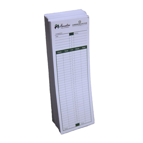 Henselite Bowls Score Cards (Pack of 100)