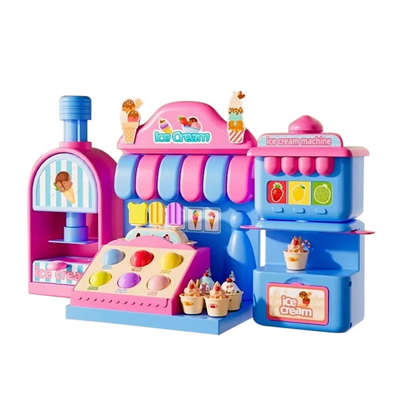 3 in 1 Color Dough Kitchen Creations Set, Ice Cream Noodle Hamburger Maker Machine, Art Crafts Food Modeling Play Toys, Deluxe Tools Kit for Boys Girls Kids Toddlers Ages 3  (71Pcs)