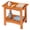 Brown-18", variant on Gianna 14" Teak Shower Bench, Bathroom Spa Stool for Small Bathrooms Tub Outdoor Use, Non-Slip Adjustable Seat for Seniors
