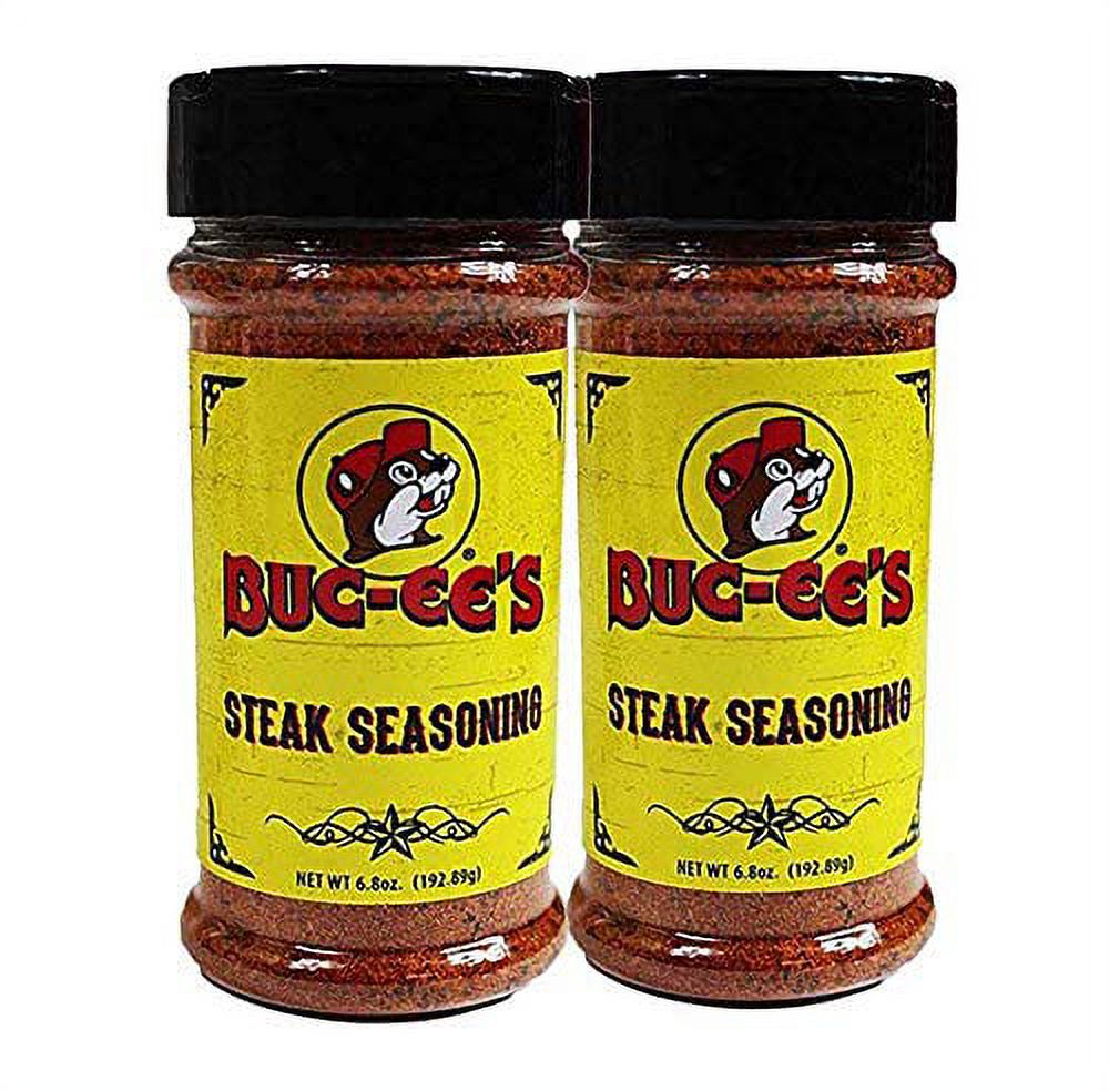 Bucee's Steak Seasoning Dry Rub, Meat Seasoning, (2 Pack Set, 6.8