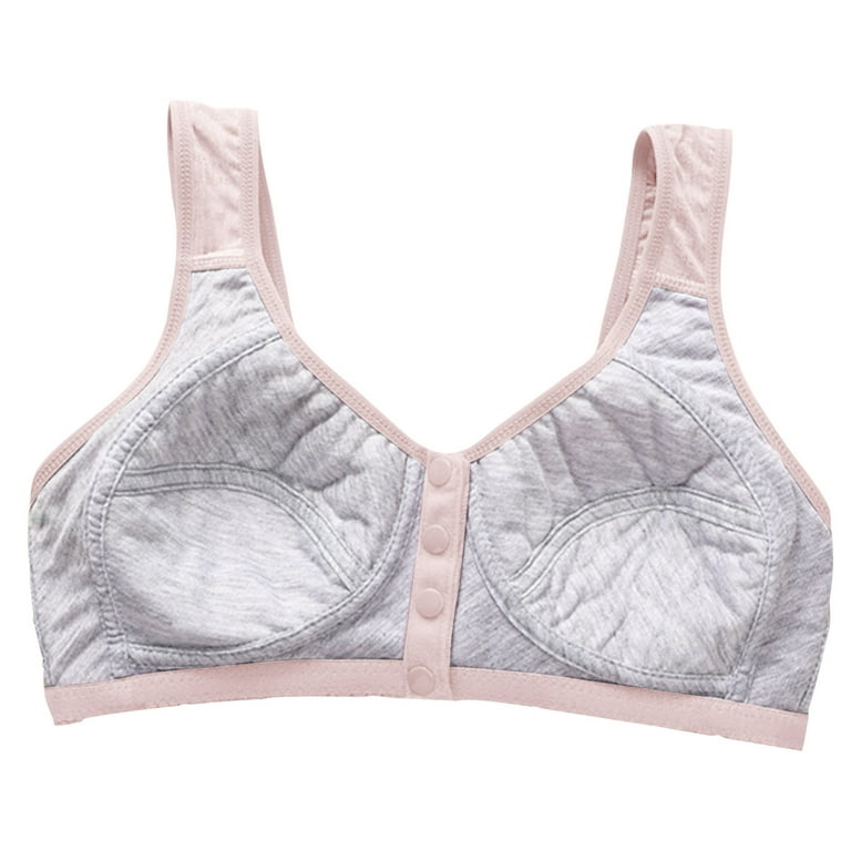 YWDJ Bras for Women Push up and Padded Front Close Sexy Bras Wirefree Sleep  Bras Wide Strap Full Coverage Wrap Comfy Bras Padded Plus Size Comfy Bras