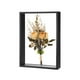thumbnail image 1 of Marco de Flores Secas Uxcell, Marco de Sombra de Madera de 8 x 12 Pulgadas, Marco de Imagen de Acrílico Doble [Negro], 1 of 1