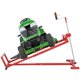 thumbnail image 1 of Garvee Gato elevador para cortacésped, capacidad 880 lb, para cortacésped de asiento, giro cero, tractores de jardín, mango de doble potencia con manivela manual, soporte plegable telescópico, 1 of 8