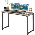 thumbnail image 1 of BestOffice Computer Desk, Home Writing Study Table Modern Simple Style PC, Metal Frame for Home Office, 1 of 7