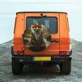 thumbnail image 4 of Haiem Spare Tire Cover , Wheel Cover with Streamside Meditating Fox printed, Camper Spare Tire Cover Fit for Jeep Wrangler Rv SUV Truck Travel Trailer-17 inch, 4 of 8