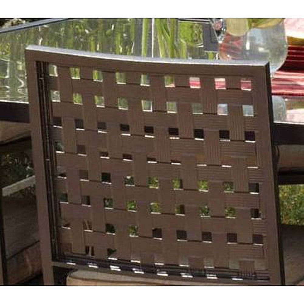 Mainstays Droma Outdoor Patio Dining Set, Cushioned Metal Bar Height with Canopy, Seats 8 - image 4 of 8