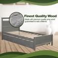 thumbnail image 4 of Hanway Wooden Twin Daybed with Trundle, Gray, 4 of 7