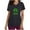AC-Black, variant on BiZtdJrK Womens 2025 Happy St. Patrick's Day Scrub Tops Short Sleeve Shamrock Graphic Tees Nurse Uniform T Shirt with Pocket Black L Ofertas en Walmart