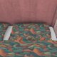 thumbnail image 3 of Juego de cama retro verde ondulado, manta abstracta funda nórdica vintage, verde, 3 of 6