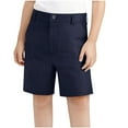 thumbnail image 2 of ZOYOEN Boys Chino Shorts with Pockets- Casual Pull On Comfort Waist School Uniforms Navy Size 13-14Years, 2 of 7
