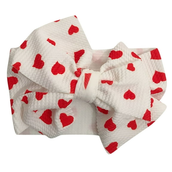 Dadaria Baby Girl Headbands with Bows Baby Cute Unisex Hair Ball Multicolor Headband Elastic Big Bow Design Hair Band A ,Boys Girls