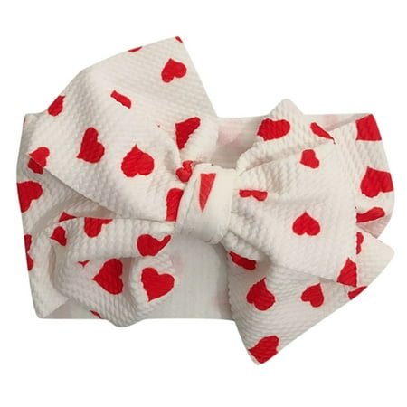 

Dadaria Baby Girl Headbands with Bows Baby Cute Unisex Hair Ball Multicolor Headband Elastic Big Bow Design Hair Band A Boys Girls