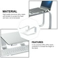 thumbnail image 5 of LOLIPPYY Laptop Stand with Ventilated Design for Better Posture and Cooling - 1 Piece Adjustable Laptop Riser, 5 of 8