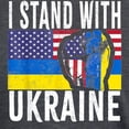 thumbnail image 3 of CafePress - I Stand With Ukraine Flag American Flag Su T Shirt - Womens Tri-blend T-Shirt, 3 of 4