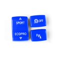 thumbnail image 3 of Car Console Side Switch Button 2S F22 F23 2014to 2018 Blue, 3 of 8