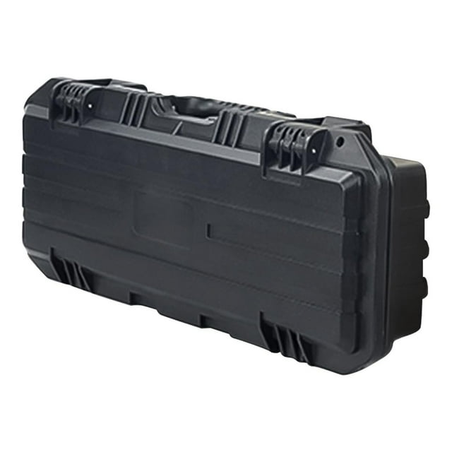 Wisewang Longue Boîte à Outils Accessoires de Garage Réparations Mécaniques Coffre Boîte à Outils+coton Noir Durable Petites Pièces Boîte à Outils Noire+coton