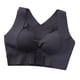 thumbnail image 4 of Cierre Frontal Sin Costuras para Mujer, Sujetador Push Up Reunido, Ropa Interior XL negro Zulema sujetador deportivo sin costuras para mujer, 4 of 8