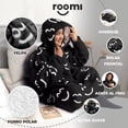 thumbnail image 2 of Sudadera Cobija Polar con Capucha Adulto Unitalla Negro, 2 of 6